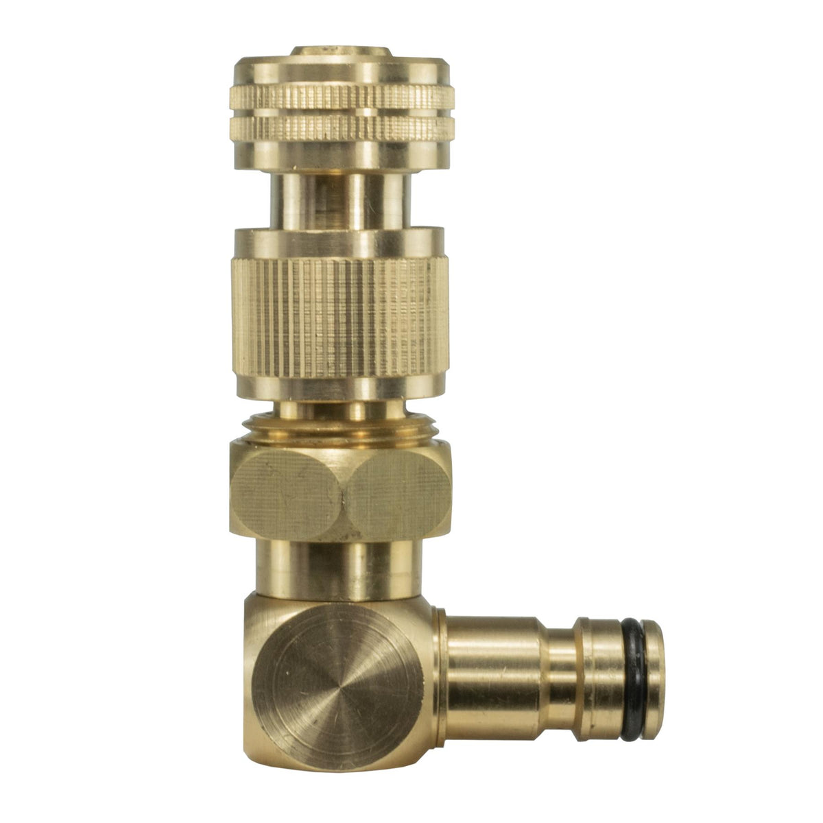 Brass 90 Degree Bend Connector Quick Connect with Female Hose Connector Kit