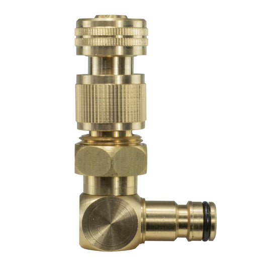 Brass 90 Degree Bend Connector Quick Connect with Female Hose Connector Kit