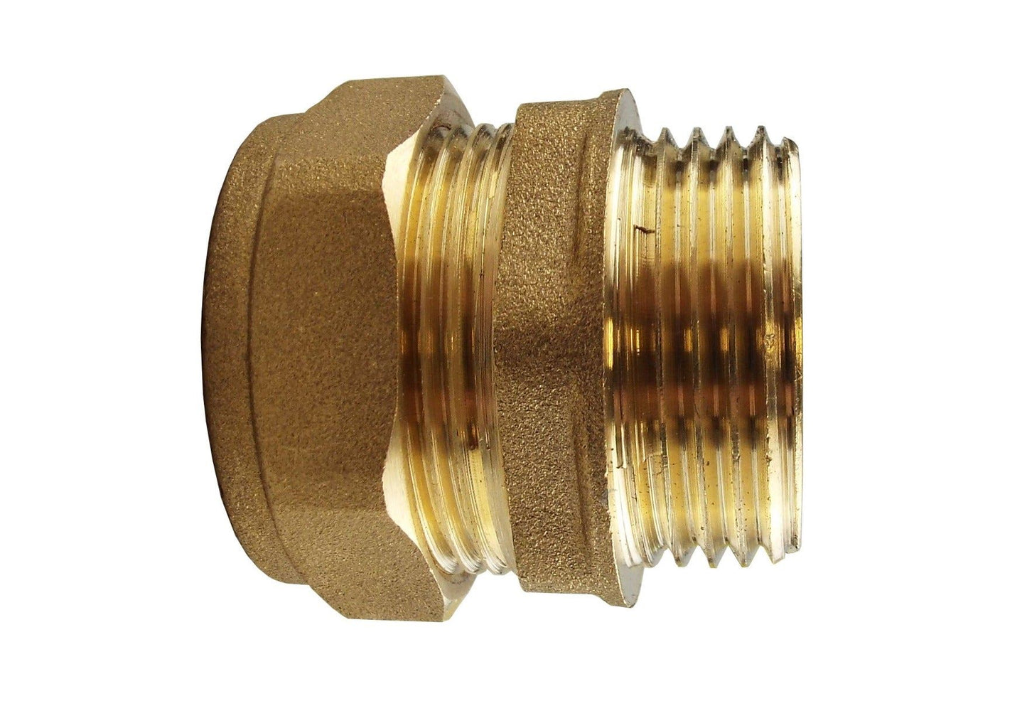 Ball Valve Lever 1" BSPF with Brass Compression 28mm Outlets