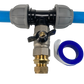 MDPE Tee 20mm - Valve - 15mm Copper Fitting Kit