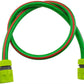Premium Garden Hose Green with Lime Hose Connectors