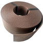 Lawn Edging Heavy Duty Wood Effect 78mm High, 2.8mm Thick, 10 Metre Roll