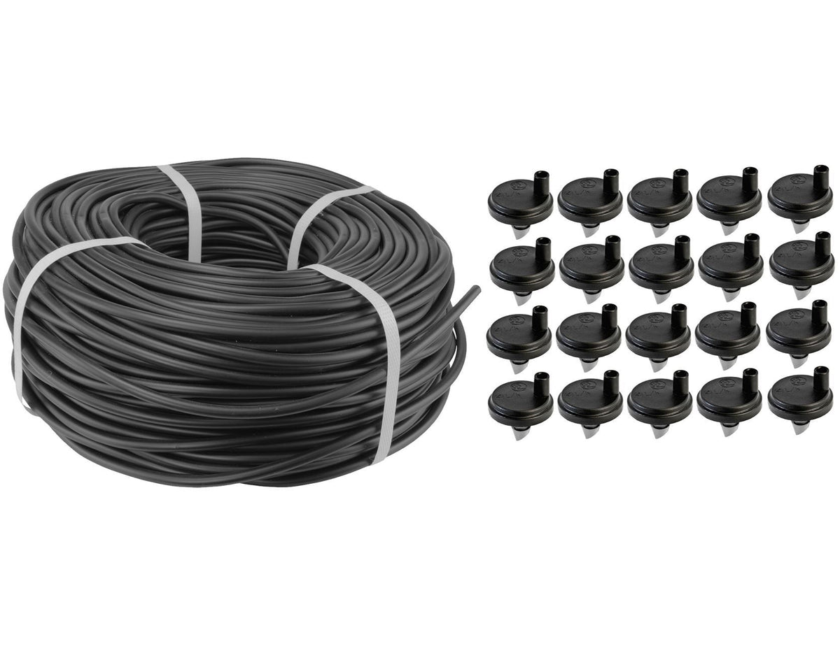 Micro Irrigation Pipe 4mm/7mm with Agri-Drip 4L/HR Drippers