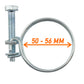 Double Wire Hose Clamp Galvanised 50mm-56mm