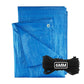 Blue S-Grade Tarpaulin with 10 Metres of 6mm Bungee Rope