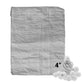 Grey S-Grade Tarpaulin with 20 x 4" Bungee Balls (White)