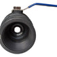 1.25” BSPF PP Stopcock with Stainless Steel Ball Valve 40mm Barb Ends
