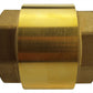 1” BSP Brass Nickel-Plated Lever Valve with Brass Spring Check Valve