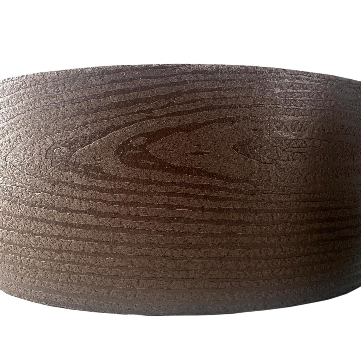 Lawn Edging Heavy Duty Wood Effect 130mm High, 2.8mm Thick, 10 Metre Roll