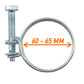 Double Wire Hose Clamp Galvanised 60mm-65mm