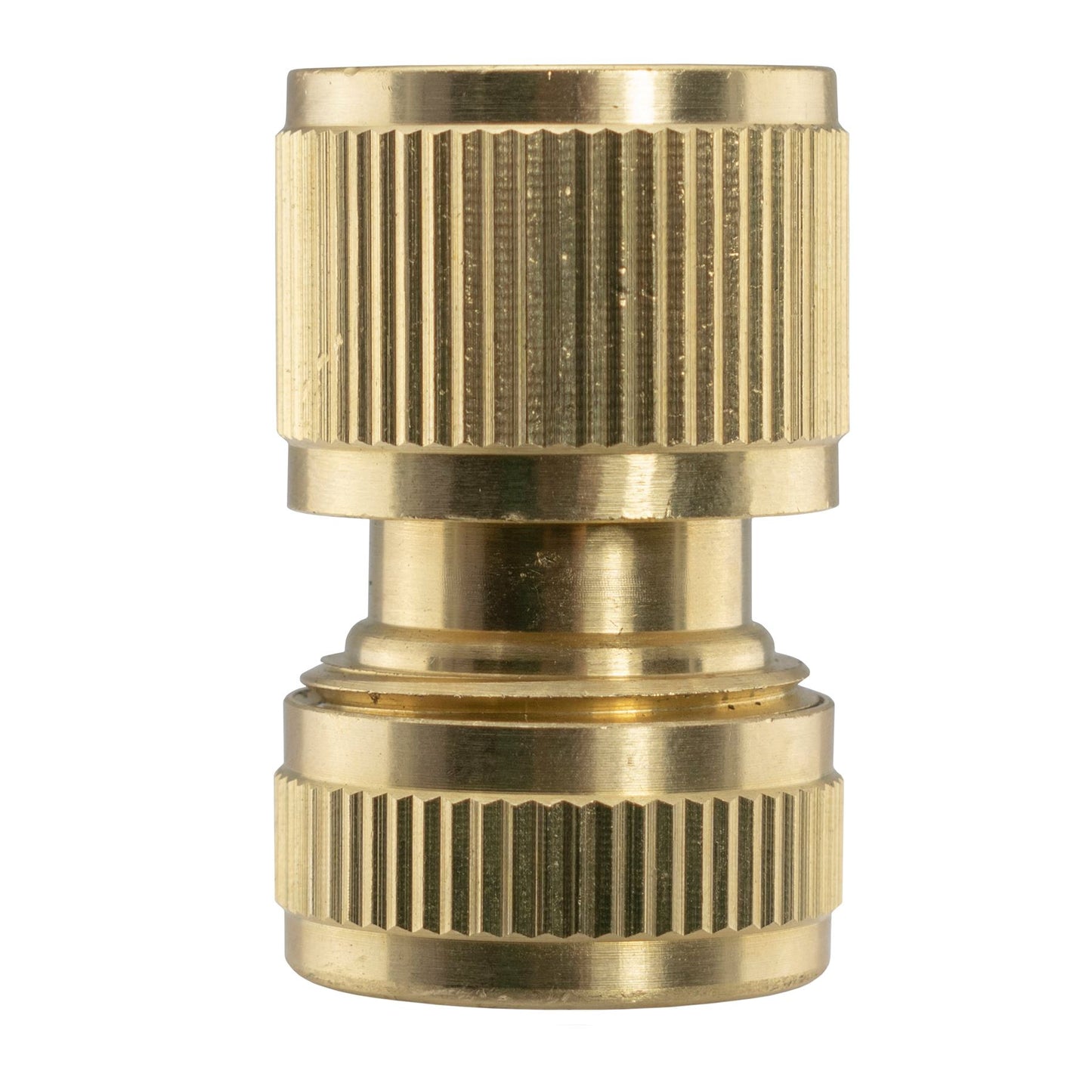 3 Way Male Snap-On Connector Brass with Valves and 3 x Brass Female Hose Connectors