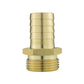 Ball Valve Lever 3/4" BSPF with 1 x Geka Type Claw Outlet and 1 x 19mm Barb Outlet
