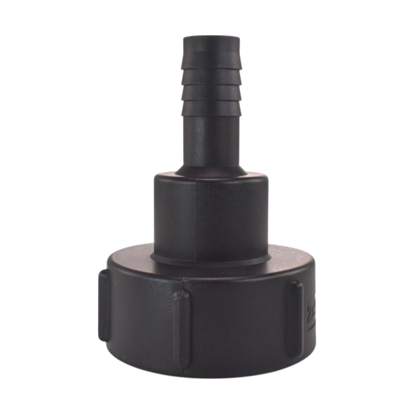 IBC 2" S60X6 Thread Valve with S60X6 to 1/2" Hose Tail