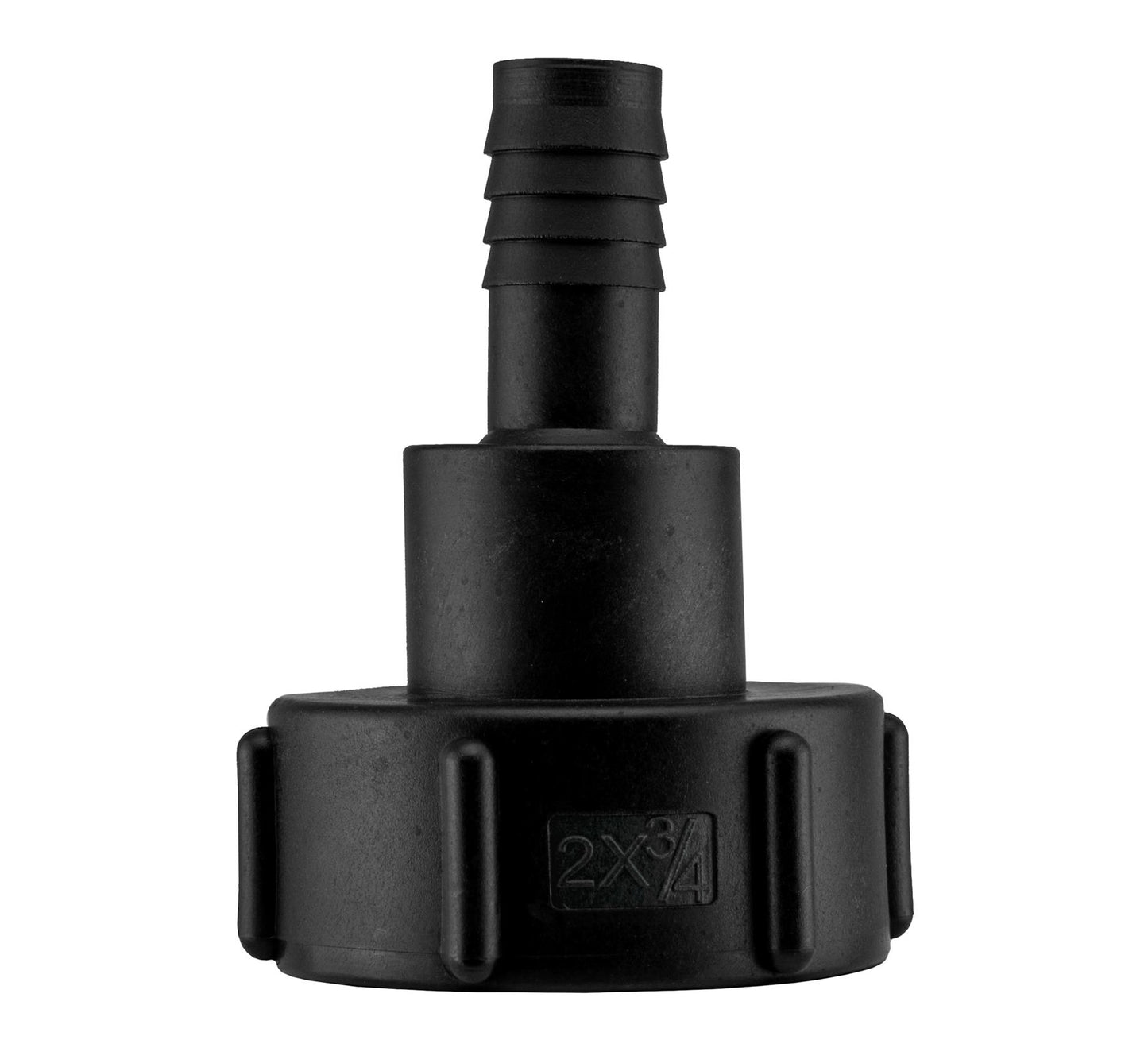 IBC 2" S60X6 Thread Valve with S60X6 to 1/2" Hose Tail
