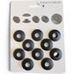 Tarp Eyelets Plastic Snap On Black Pack of 10