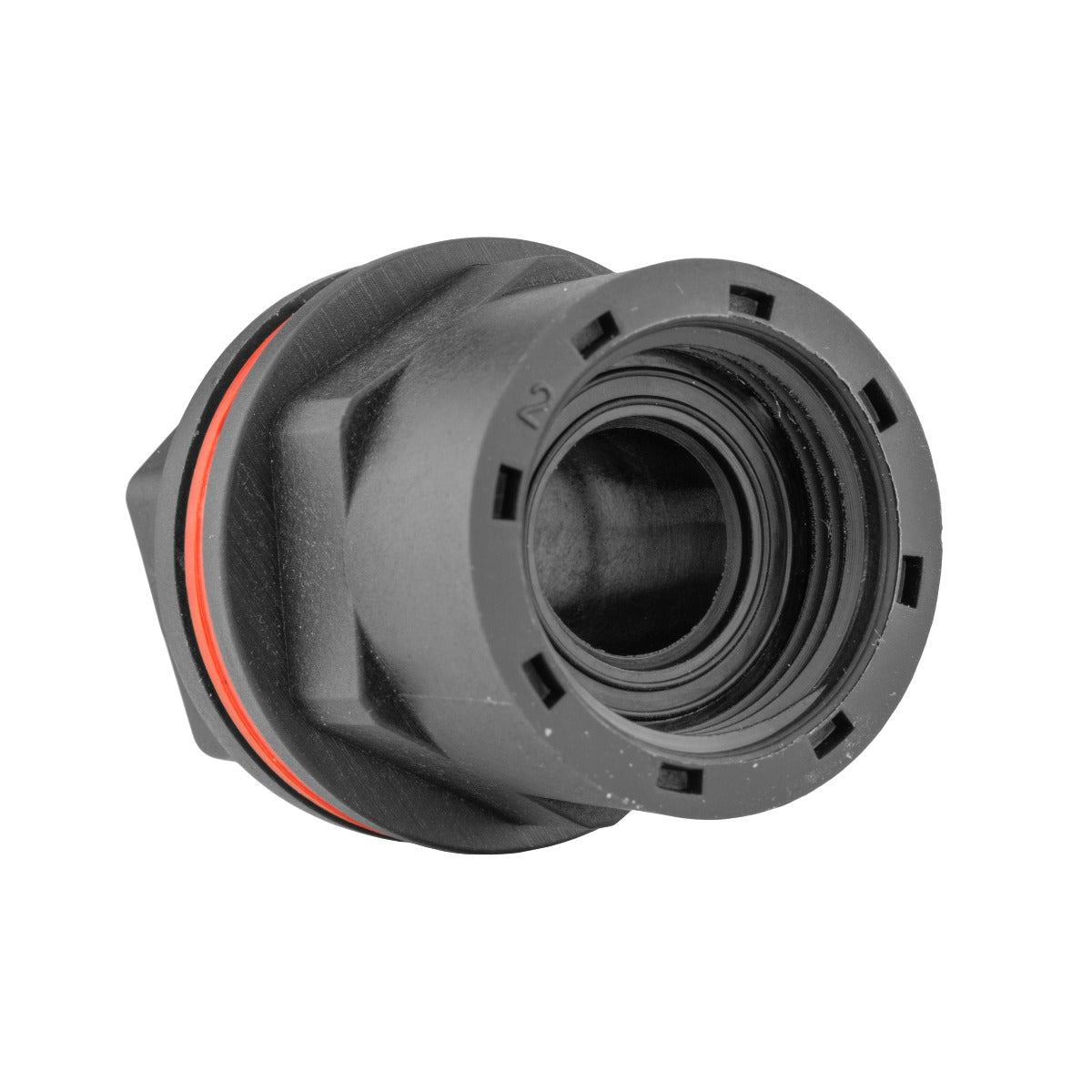 Water Butt Connector 3/4" BSP and Garden Lever Tap with Geka Type Claw and  3/4" Hose Barb Connector