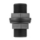 Water Butt Connector with Nut & Washer 3/4" BSPM + MDPE Elbow 20mm