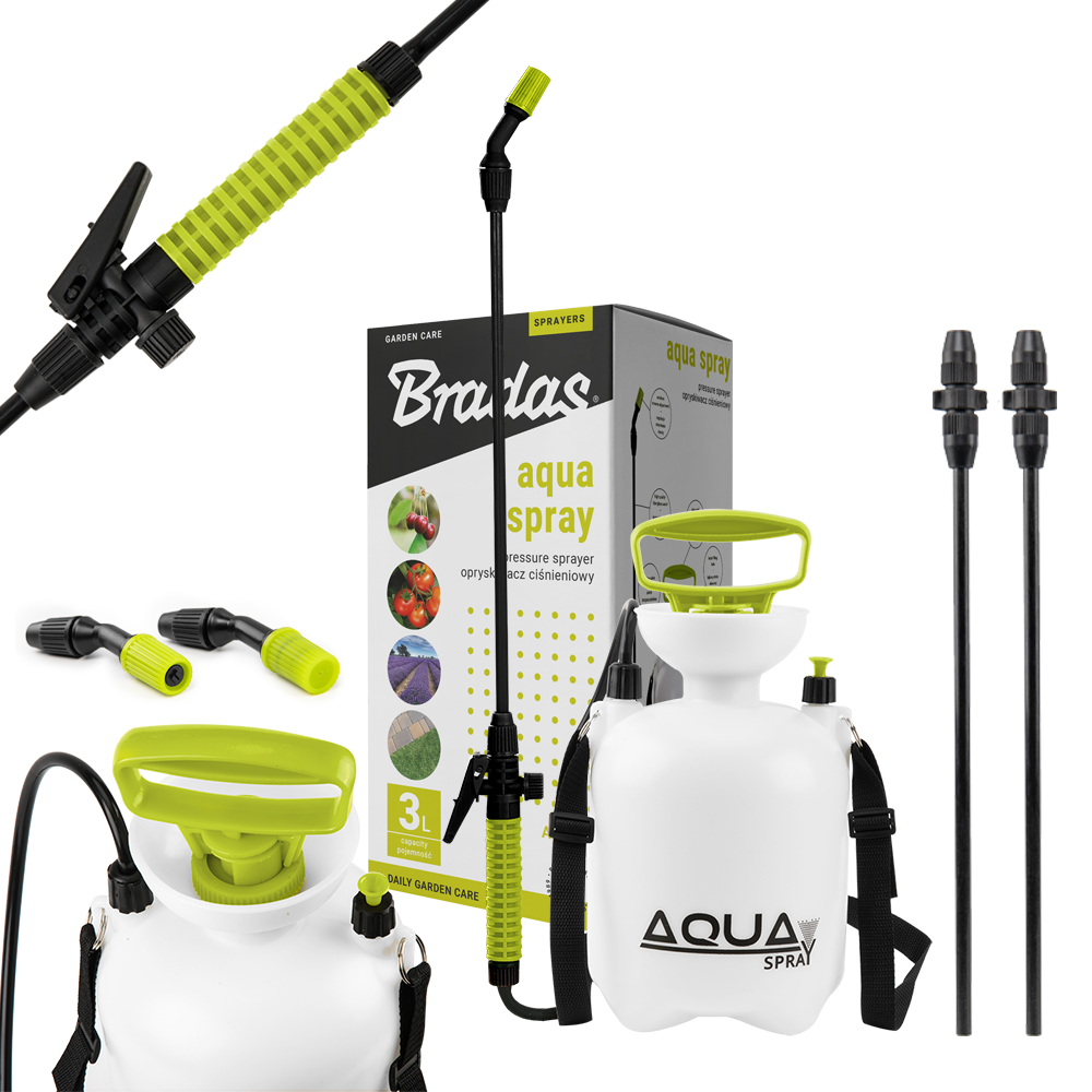 Aqua Spray 3L Telescopic Spray Lance with 2 Nozzles