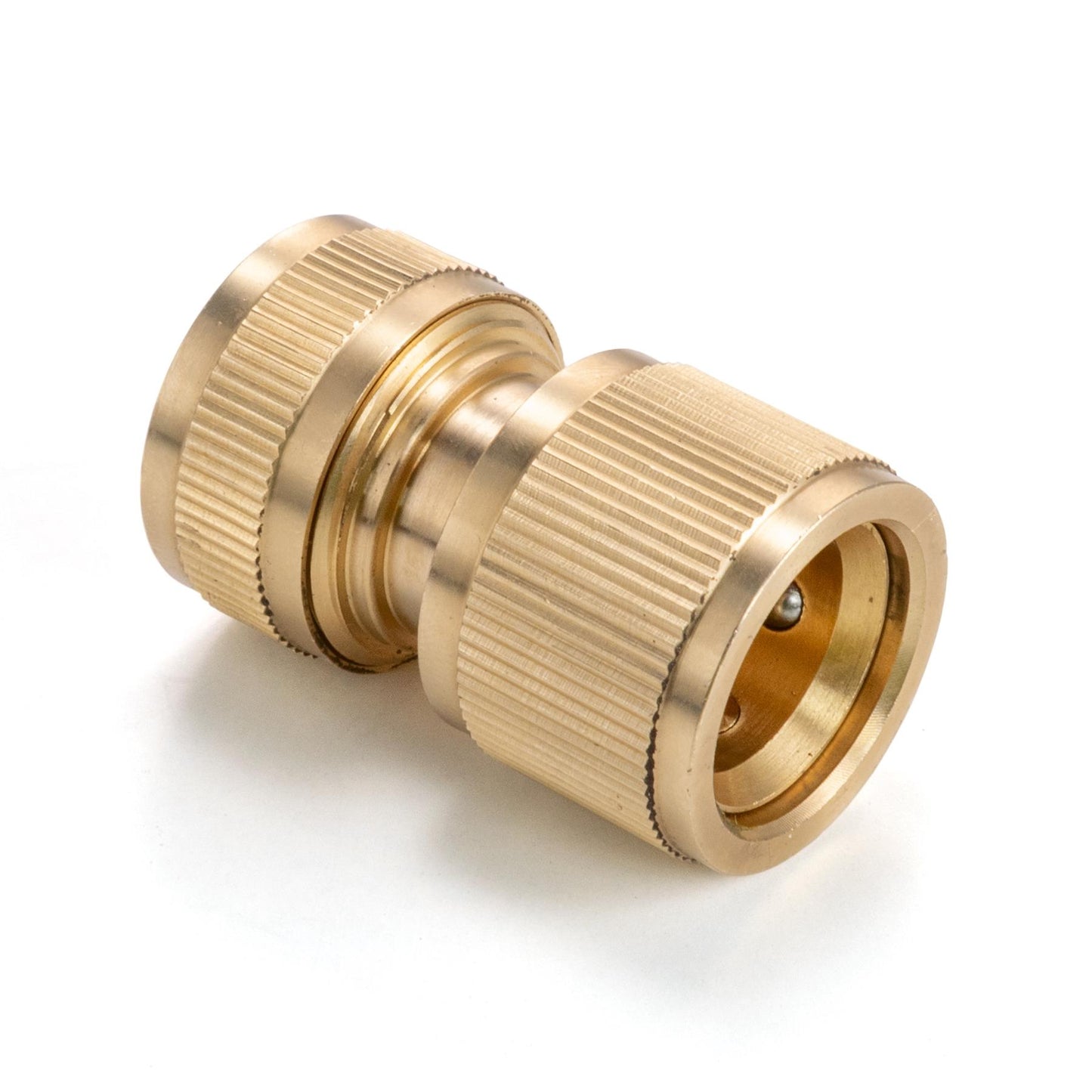 3 Way Male Snap-On Connector Brass with Valves and 3 x Brass Female Hose Connectors