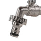 Garden Lever Tap 3/4 BSPM to Quick Connect + 20mm MDPE Elbow