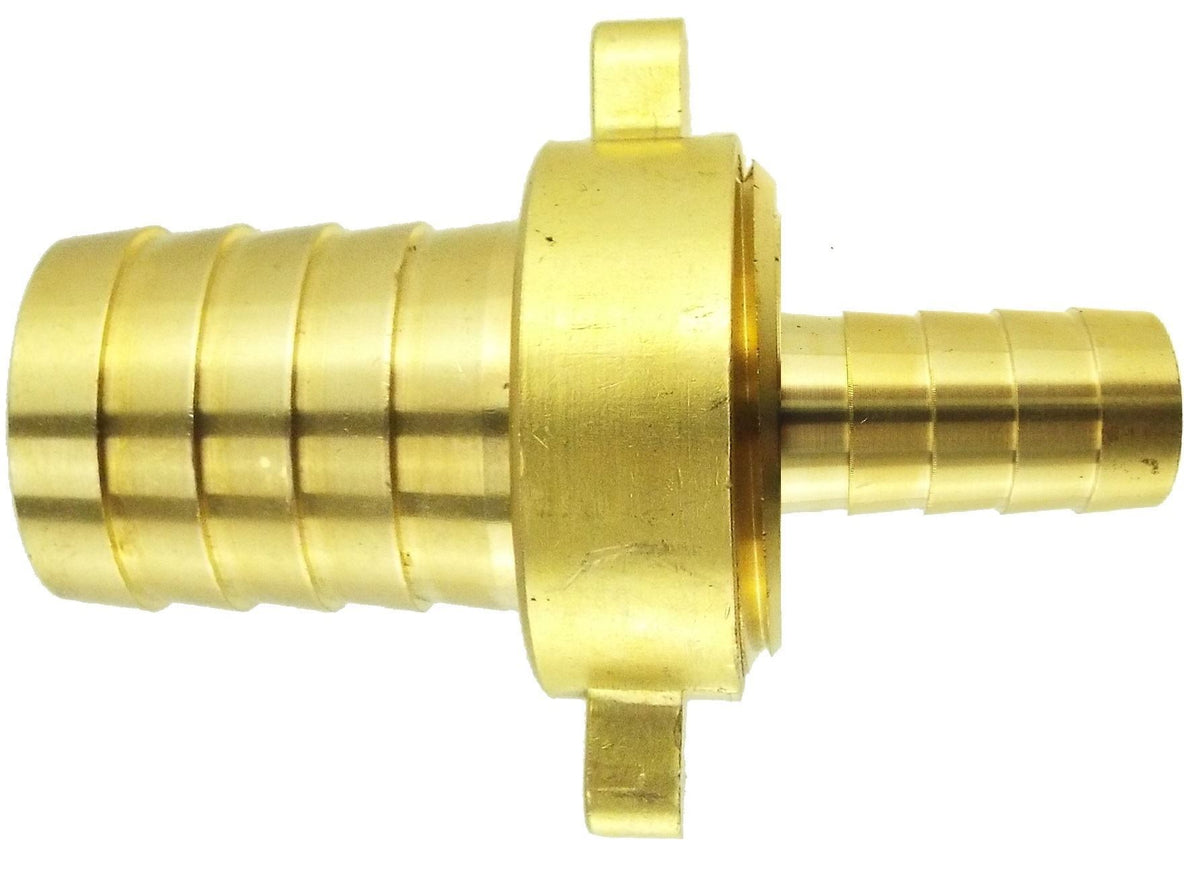 Brass Swivel Reducing Joiner 25mm - 13mm Barb