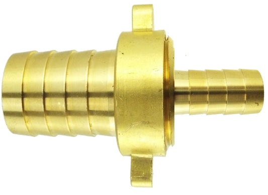 Brass Swivel Reducing Joiner 25mm - 13mm Barb