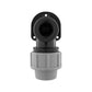 MDPE Wall Flange 25mm + 3/4” Blue Standard Lever Tap