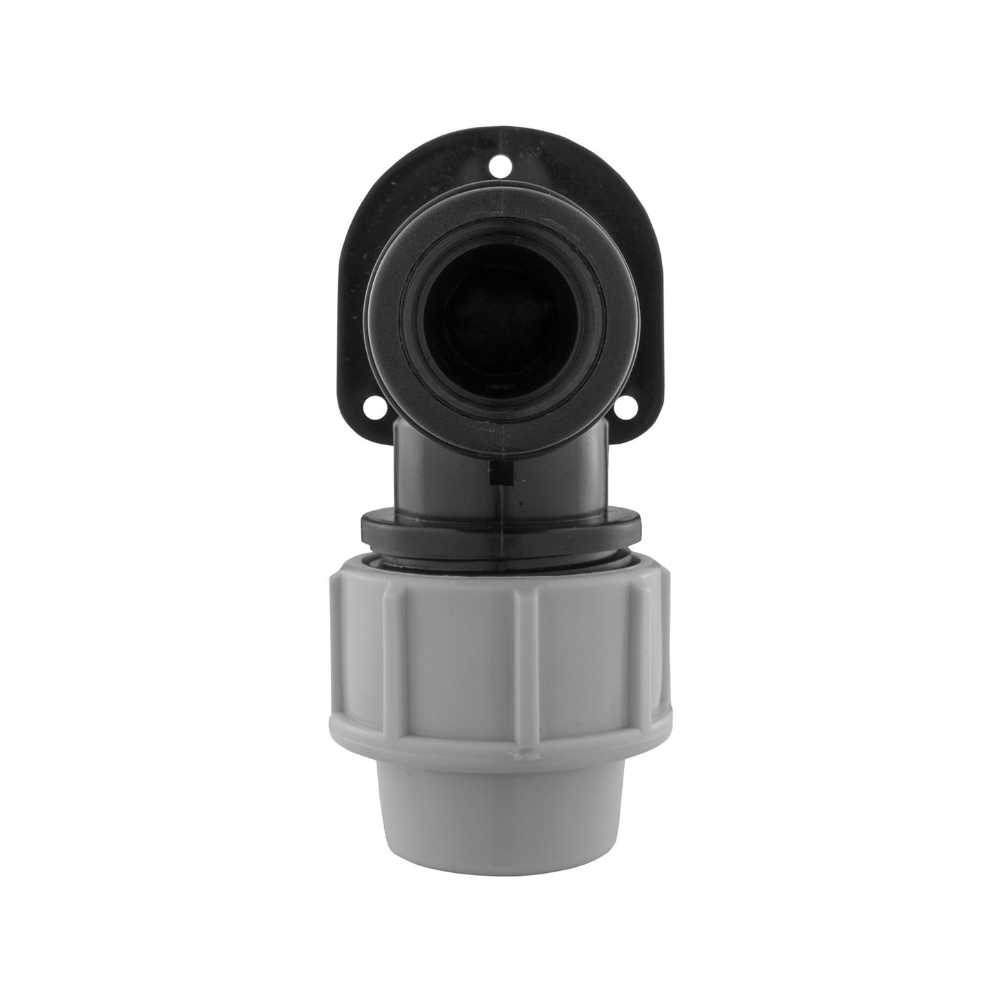 MDPE Wall Flange 25mm + 3/4” Blue Standard Lever Tap