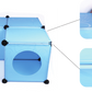 Kitty Cubby – Parts – Half-Snap White Ball