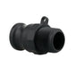 Full Flow Ball Valve 2" BSPF with Camlock 2" Type F and 2" Type C