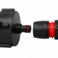 IBC Flexi Connection Kit Black Hose with Black Orange Multi-Sprayer