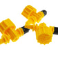 Antelco Vari-Jet™ 90° Black Cap/ Yellow Base
