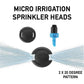 Antelco Winged Micro Spray Jet Assembled Strip Spray 2x20°