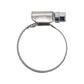 Clear Braided PVC Tech Hose 19*25*3mm 7/28BAR with 2 x A2 Hose Clips Kit