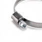 Clear Braided PVC Tech Hose 19*25*3mm 7/28BAR with 2 x A2 Hose Clips Kit