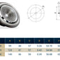 White Metal Extract Ceiling Valve 125mm - Anemostat EV