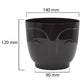 Atena Pot Without Hole 140mm Black