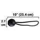 Bungee Ball Mix Black 6" 8” 10" Pack of 30