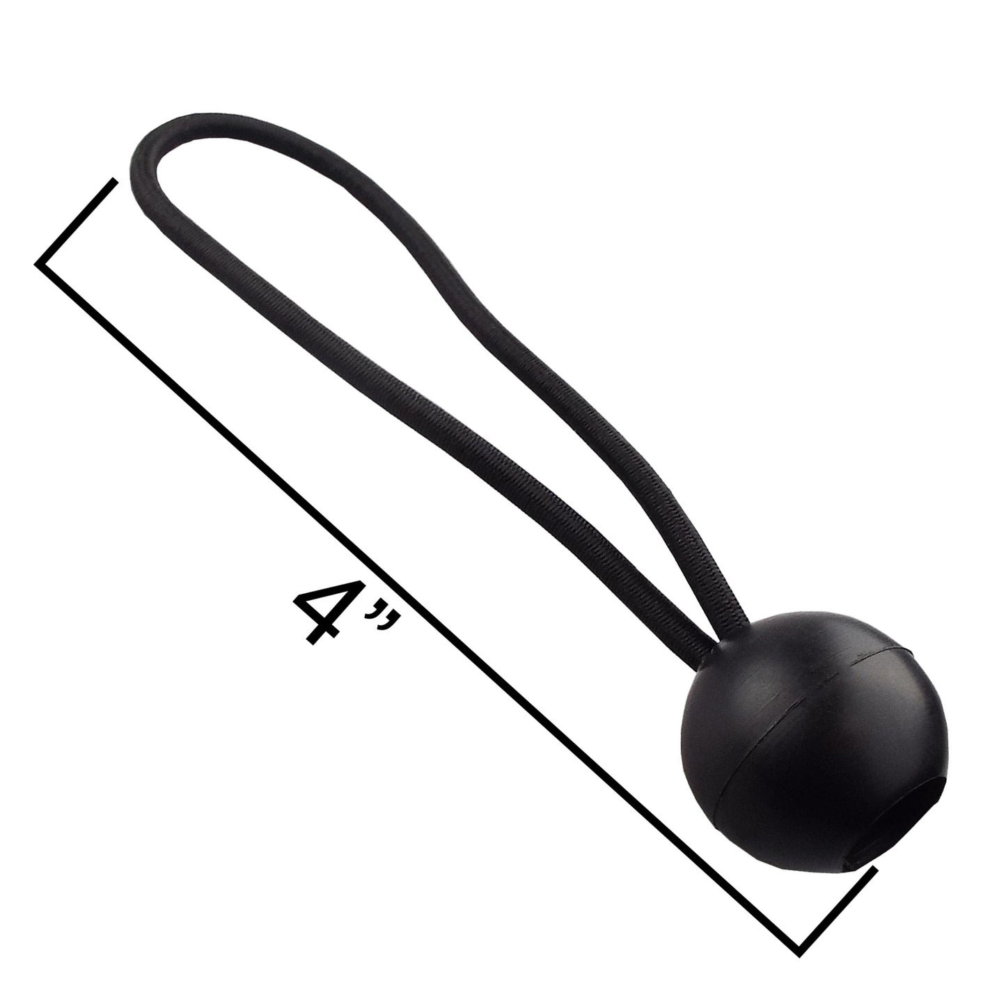 Bungee Ball 4" Black