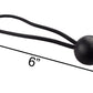Bungee Ball 6" Black
