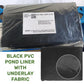 Pond Liner Black PVC 450gsm with Underlay