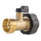 Brass In Line Valve ¾” BSPF-M