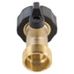 Brass In Line Valve ¾” BSPF-M