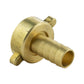 13mm Brass Barb with In-Line BSPM Valve and Geka Type Connector