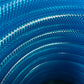 Braided Fuel Hose Blue Transparent PVC 19mm*2.1mm