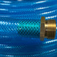 Braided Fuel Hose Blue Transparent PVC 25mm*2.6mm