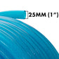 Braided Fuel Hose Blue Transparent PVC 25mm*2.6mm