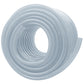 Clear Braided PVC Tech Hose 19*25*3mm 7/28BAR with 2 x A2 Hose Clips Kit