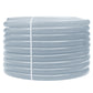 Clear Braided PVC Tech Hose 19*25*3mm 7/28BAR with 2 x A2 Hose Clips Kit