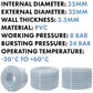 Clear Braided PVC Pipe 25mm*3.5mm